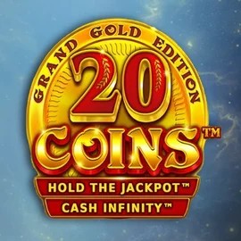 20 Coins Grand Gold Edition slot logo by Wazdan at Pin Up Casino20 Coins Grand Gold Edition