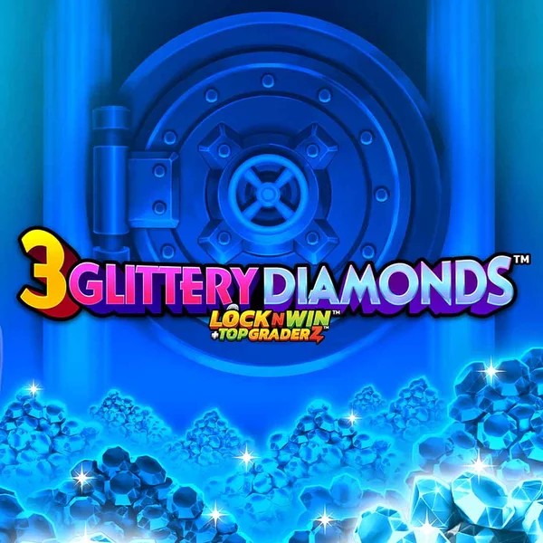 3 Glittery Diamonds game by PearFiction Studios – logo hosted on Pin Up Casino