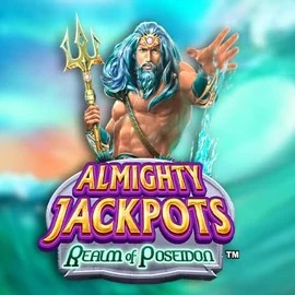 Official Jackpots logo: Almighty Jackpots – Realm of Poseidon by Novomatic at Pin Up Casino