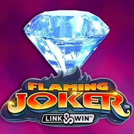 Flaming Joker Link and Win slot logo by Barstruck at Pin Up Casino