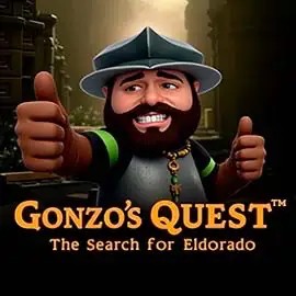 Gonzo's Quest logo by NetEnt at Pin Up CasinoGonzo's Quest