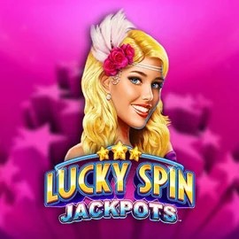Lucky Spin Jackpots by Novomatic, showcased at pinetargrill.com – game logo