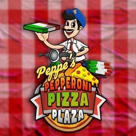 Peppe’s Pepperoni Pizza Plaza logo by Pragmatic Play at Pin Up Casino