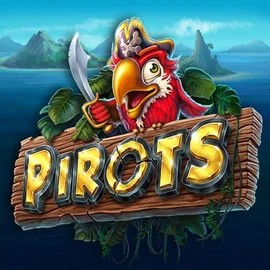Pirots slot logo by ELK Studios at Pin Up CasinoPirots